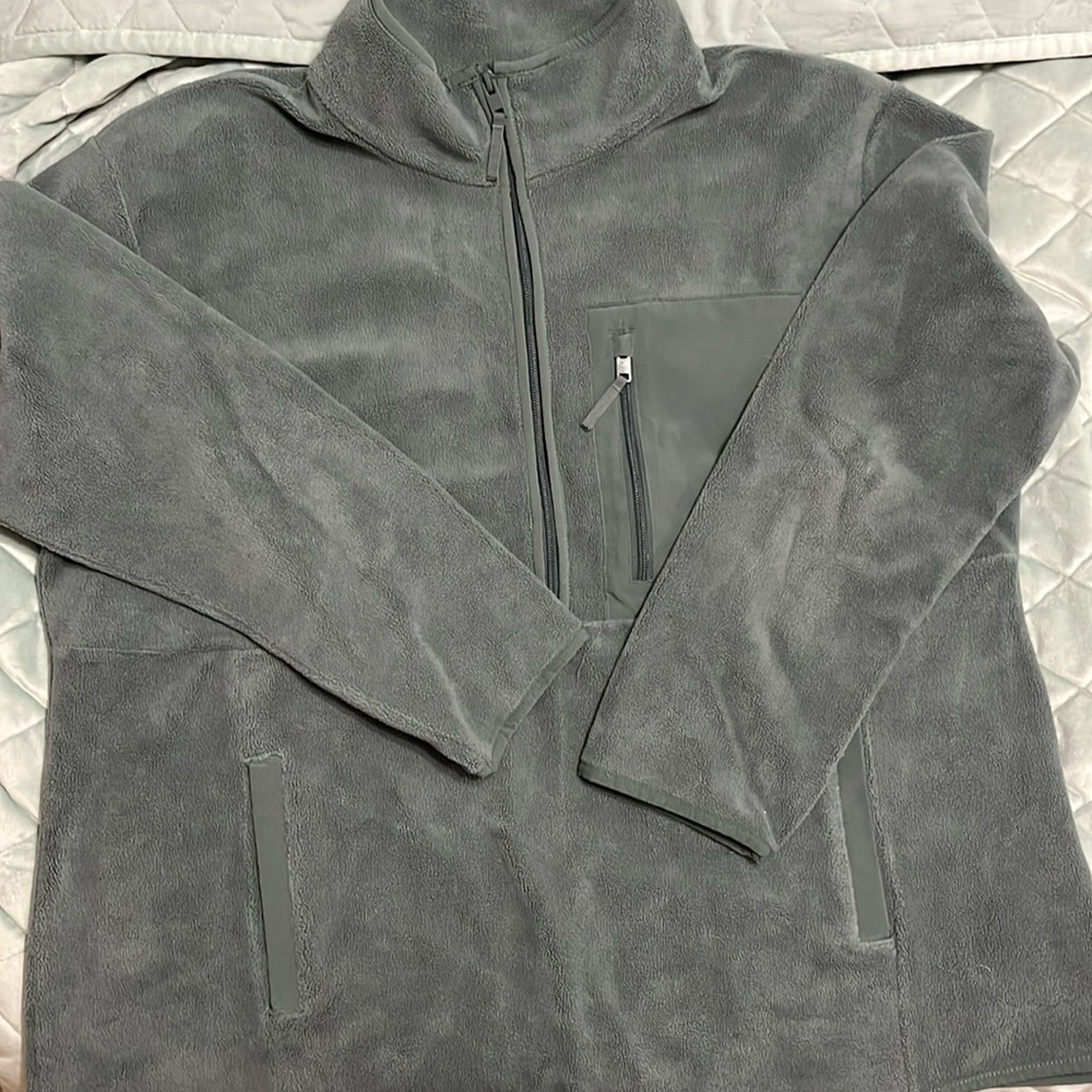 📷 32 Degrees Heat Teal 1/4 Zip Pullover Sweatshirt, size XL